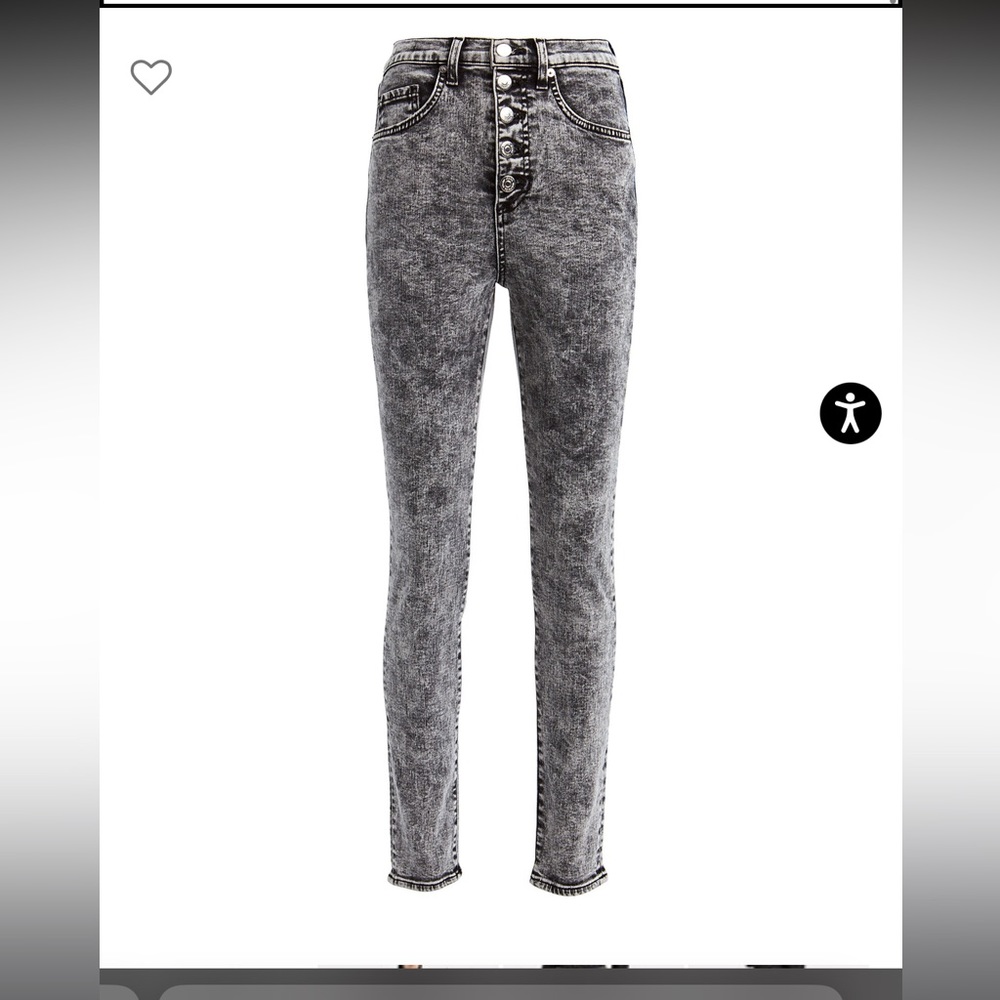 VERONICA BEARD Maera Acid Wash Skinny Jeans - size 6/28